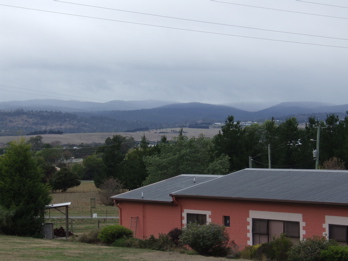 View over Legana in Tasmania near the Tamar River View over Legana in Tasmania near the Tamar River