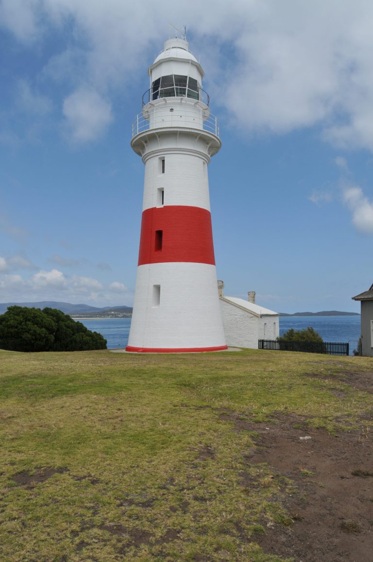 Low Head Lighthouse near the mouth of the Tamar River in Tasmania Low Head Lighthouse near the mouth of the Tamar River in Tasmania